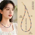 Lapis lazuli and carnelian bead necklace with pearls, 42cm length plus 5cm extension - Natural Lapis Lazuli Red Agate Necklace
