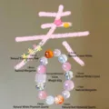 Buntes Naturkristall Perlenarmband mit verschiedenen Edelsteinen in Zuckerfarben für Damen - Natürliches Rosenquarz-Mischung Frühlingsarmband