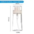 120ml transparent glass oil sprayer bottle for BBQ and kitchen with 121mm height - Oil Sprayer / 120ML