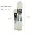 Grandi mollette in acciaio inox antivento con impugnature in gomma morbida in due taglie - Grande Bianco Crema