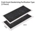 2er-Set universelle Aktivkohle-Klimaanlagenfilter Größe 36x17cm für den Heimgebrauch - Duftende Deodorierungs- und Reinigungsart / 2 Stück/Packung (36x17cm)