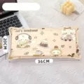 Almohada de gel refrescante de gato animado 36x20cm para la siesta de verano escolar - Gato Artístico Sanador