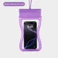 Ergonomic small waist waterproof mobile phone pouch in matte stardust purple color - Starry Purple