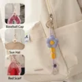 Clip para sombrero duradero en forma de flor morada para bolsas y almacenamiento - Flor / Púrpura