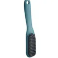 Dark teal household cleaning brush with dense grey bristles and ergonomic hanging handle - Long Handle Hanging Style / Single Pack (17x6x5cm) / Dark Blue