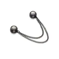 Gunmetal magnetic buckle with double chains for shortening T-shirt hems and waist slimming - Gunmetal