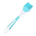 Pennello per olio in silicone azzurro alimentare con manico bianco ergonomico in PP - Pennello per Olio / Celeste