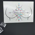 Joyas corporales de acrílico iridiscente para maquillaje escénico profesional y arte - Estilo Acrílico Brillante (1012)