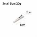 Small stainless steel sealing clip for coffee beans and milk powder, 8cm length size - Small Crocodile Clip