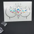 Joyas corporales iridiscentes pegatinas para el pecho para festivales - Gemas de Pecho (1015)