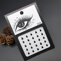 Black teardrop shape face gems for eye makeup decoration stickers and stage makeup - Black Teardrop Rhinestone Sticker (E14)