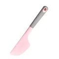Pink and grey silicone baking spatula for cream mixing and cake decorating - Large Scraper / Pink