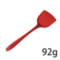Hitzebeständiger Pfannenwender aus rotem Silikon für Pfannen mit einem Gewicht von 92g - Pfannenwender / 92g / Rot