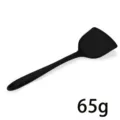 Lightweight 65g black silicone spatula for non-stick pans - Lightweight Spatula / 65.00g / Black