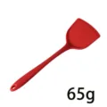 Hochwertiger roter hitzebeständiger Silikonpfannenwender, Gesamtgewicht 65 Gramm - Leichter Pfannenwender / 65.00g / Rot