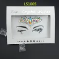 Iridescent iridescent face crystal stickers for DIY beauty and festival party makeup - Teardrop Eye Corner Patch Style (LS1005)