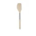 Cream silicone spatula with ergonomic stainless steel handle for non-stick cookware - Spatula