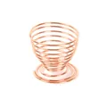 Roségold Metall Spiral Eierhalter Draht Küchenständer Display Becher Organizer Zubehör. - Eierbecher (Roségold)