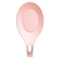 Modern heat-resistant pink silicone spoon rest for neat kitchen counter organization - Spoon Rest