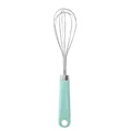 Batidor profesional de acero inoxidable con mango ergonómico de plástico verde menta para cocina - Batidor / Verde