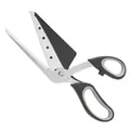 Professional detachable stainless steel pizza scissors with triangular server blade - Black Pizza Scissors