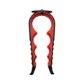 Professioneller 4-in-1 manueller Glasöffner mit ergonomischem rutschfestem Griff - Schwarz Rot 4-in-1 Einzelstück