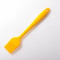 Pincel de silicona amarillo para repostería y barbacoa con mango ergonómico largo - Pincel de aceite pequeño