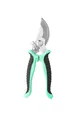 Tijeras de podar de acero inoxidable con mango ergonómico antideslizante verde menta - Negro Verde
