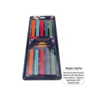 Set of 5 pairs of food-grade silicone chopsticks, multi-colored variant with durable steel core - 5 Pieces/Pack / Multicolor Set