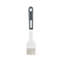 Premium silicone basting brush with ergonomic gray handle for baking and grilling - Oil Brush