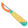 Creative corn-shaped fruit and vegetable peeler with sharp stainless steel blade - Corn P-Shape Peeler