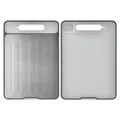 Planche à décongeler double face en aluminium avec poignée debout et râpe à ail - Boîte de Couleur / Gris Argent