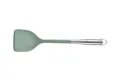 Spatule minimaliste en silicone vert sauge avec manche en acier inoxydable pour la cuisine - Spatule / Vert olive