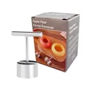 Durable 304 stainless steel apple pear corer tool with retail packaging box included - Bag Packaging / Small