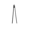 Minimalistische schwarze Grillzange aus Silikon - Schwarzer Silikon-Clip