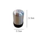 Stainless steel BBQ seasoning shaker tool with 5.5cm height and 3.5cm base width - Single Hole Shaker