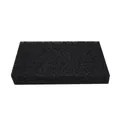 Heavy duty black rectangle scouring pad for professional BBQ grill cleaning tools - Cleaning Brush