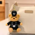 Peluche porte-clés ours policier mignon et pendentif de sac à main décoration - 16cm / Ours Forces Spéciales