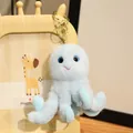Cute light blue plush octopus keychain, soft sea animal toy gift for children - Octopus / 15cm