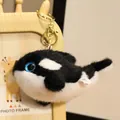 Adorable Plush Orca Keychain with Glittering Blue Eyes - Perfect Marine Theme Gift Accessory - Whale / 15cm