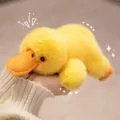Cute yellow plush duck toy handheld size mini animal doll for desk decoration and gifts - 18cm / Yellow Duck