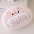 Simpatico cuscino di peluche rosa con ricamo a cuore '5:20', ottimo regalo di compleanno - Cuscino Maialino Confessione / 20cm