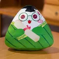 Simpatico pupazzo di peluche zongzi vestito da studioso per la festa delle barche drago - Zongzi dell'Esame / 20cm