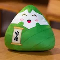Simpatico peluche Zongzi verde regalo Festa delle barche drago con pergamena del benessere - Zongzi di Pace