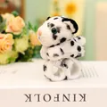 Pluche dieren slap armband met schattig gevlekt luipaard ontwerp voor kids - Luipaardprint snap armband / Wit / Grootte zoals Afgebeeld