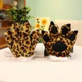 Schattige pluche dierenklauwhandschoenen met luipaardprint voor kinderen cosplay en winter - Luipaard Klauwhandschoenen / Grootte zoals Afgebeeld / Bruine Luipaard
