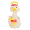Adorable white angel duck plush toy with heart bow accessory for Valentine's Day gift - Love You Duck / 26cm