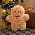 Adorabile cuscino di peluche a forma di omino di pan di zenzero per decoro Natale - Piccolo 20cm / Omino di pan di zenzero