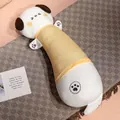Soft cartoon dog plush long body pillow for side sleeping with textured bean fabric - 90cm Pack / Dog