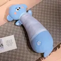 Blue cartoon cat long plush body pillow with cooling ice bean fabric - 90cm Pack / Alien Fish